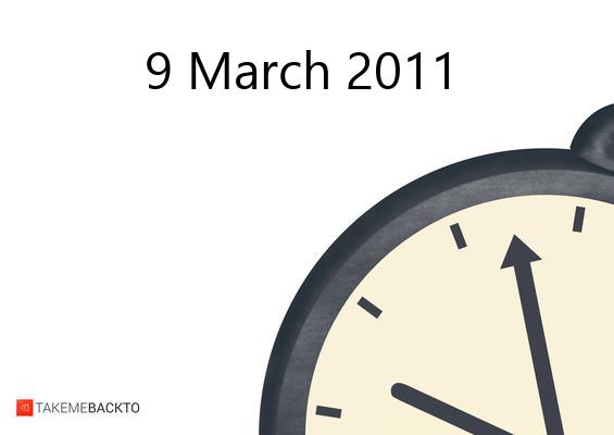 Wednesday March 9, 2011