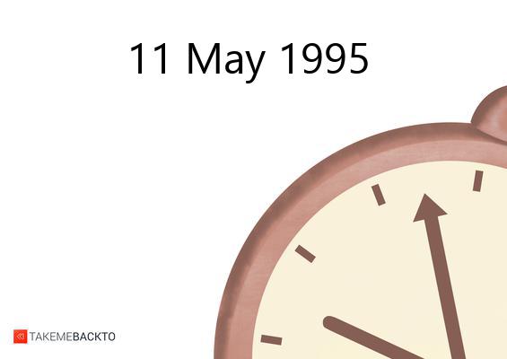 What happened on Thursday May 11, 1995 Thursday May 11, 1995