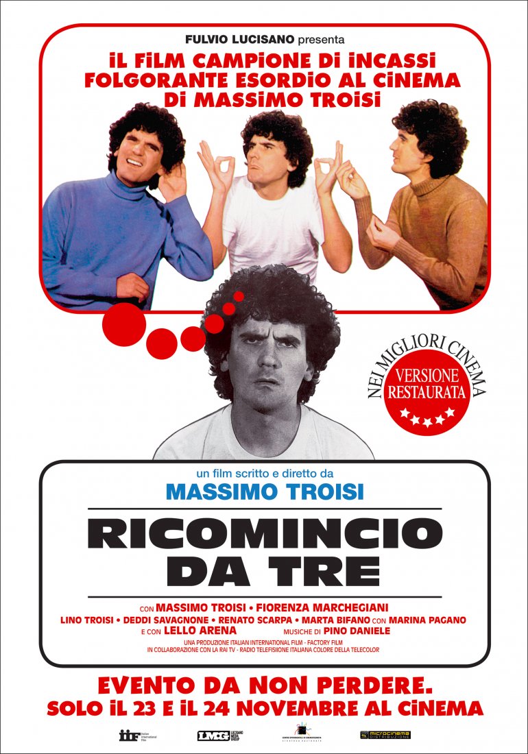Ricomincio da tre